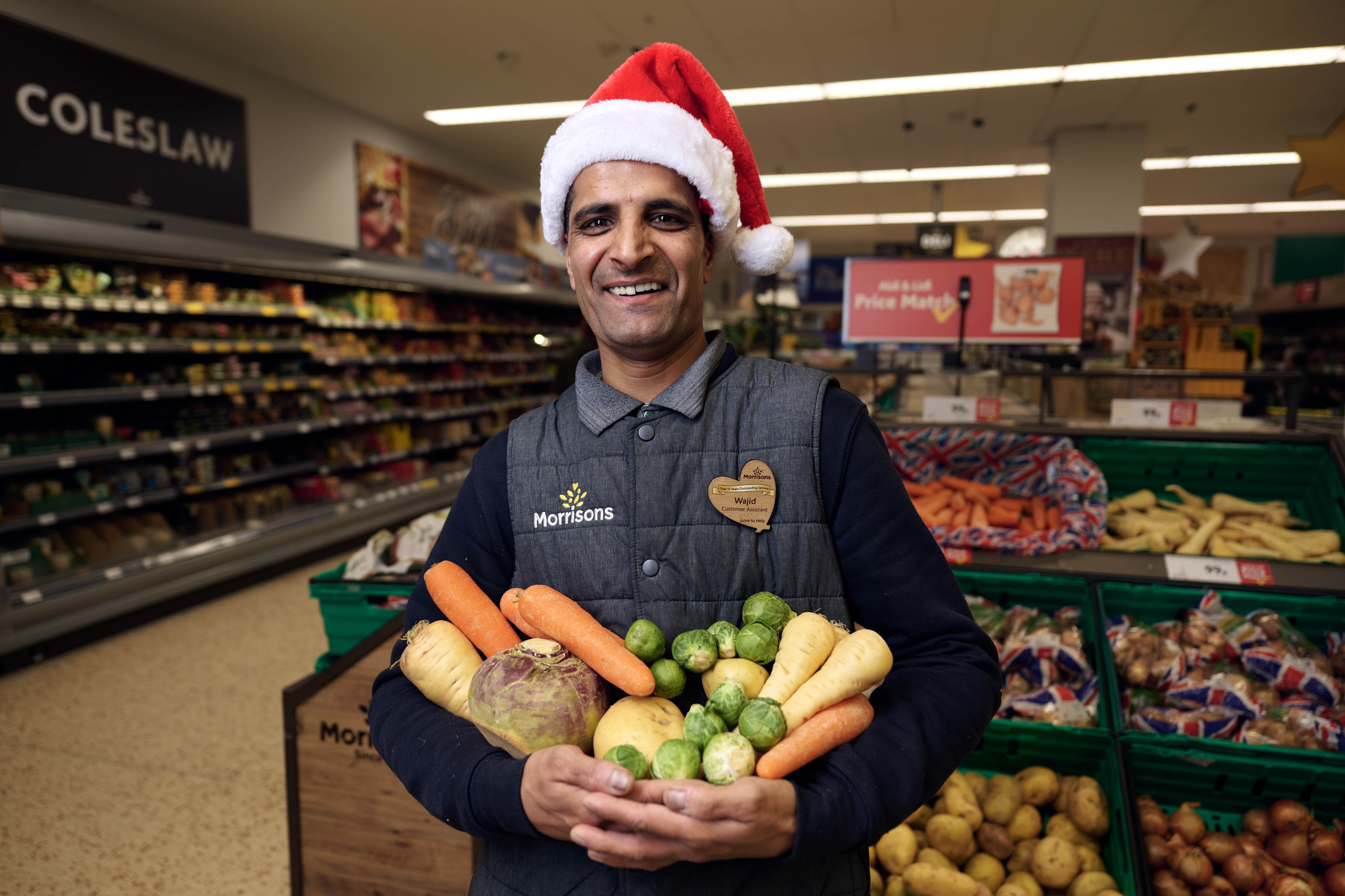 MORRISONS CUTS PRICE OF CLASSIC CHRISTMAS VEG TO JUST 10p TO HELP ALL CUSTOMERS TUCK INTO A FULL ROAST