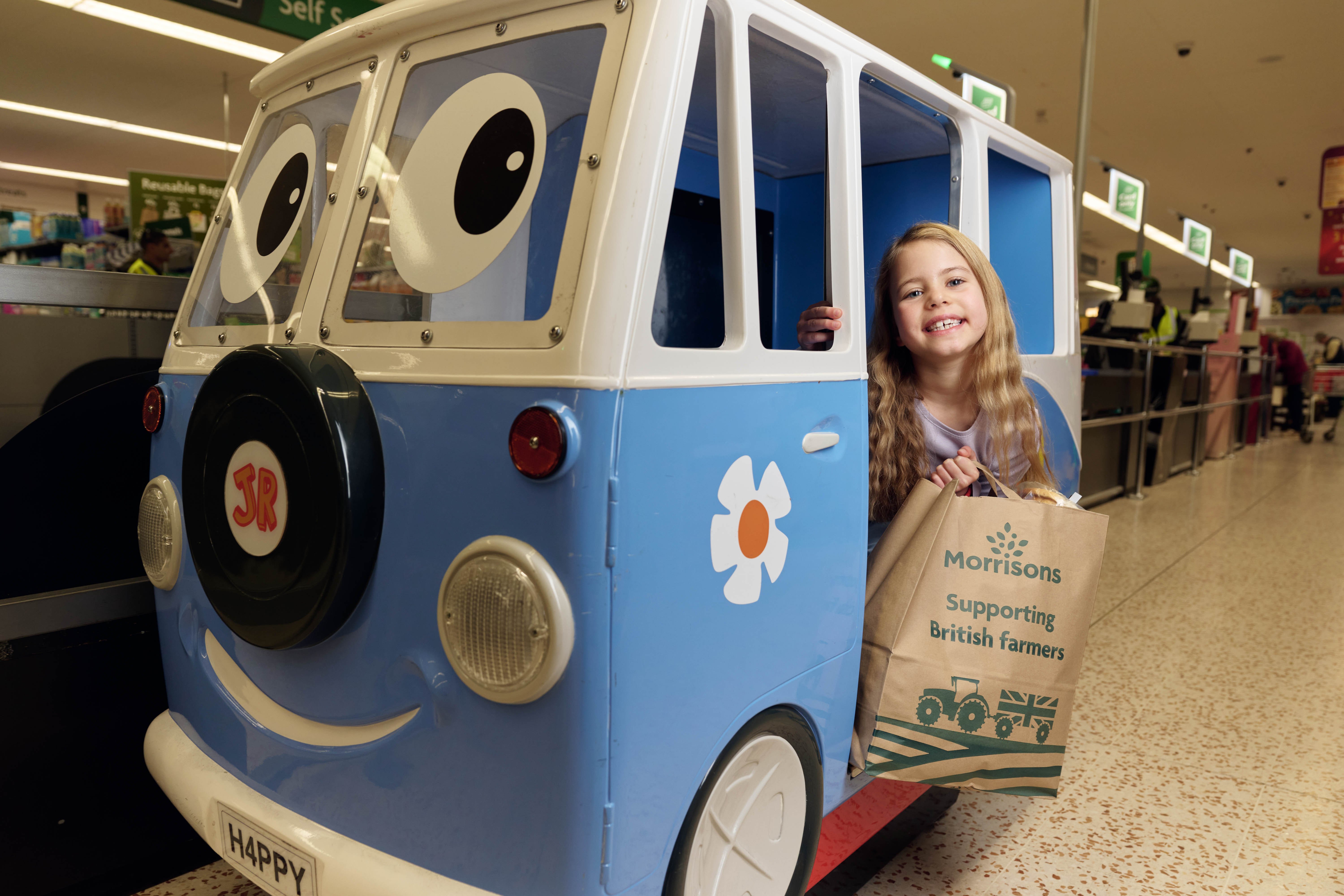 A Christmas cracker: Morrisons makes all its kiddie rides in stores just 10p